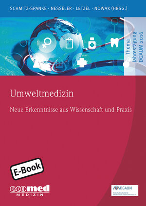 Buchcover Umweltmedizin | Simone Schmitz-Spanke | EAN 9783609105635 | ISBN 3-609-10563-1 | ISBN 978-3-609-10563-5