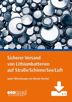Buchcover Sicherer Versand von Lithiumbatterien auf Straße/Schiene/See/Luft - Präsentation  | EAN 9783609581316 | ISBN 3-609-58131-X | ISBN 978-3-609-58131-6