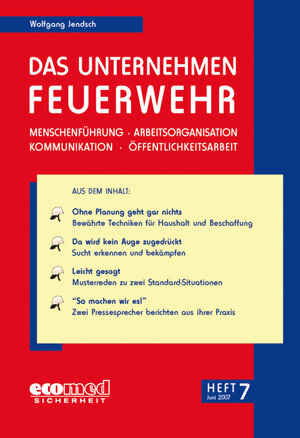 Buchcover Das Unternehmen Feuerwehr Heft 7 | Wolfgang Jendsch | EAN 9783609622651 | ISBN 3-609-62265-2 | ISBN 978-3-609-62265-1
