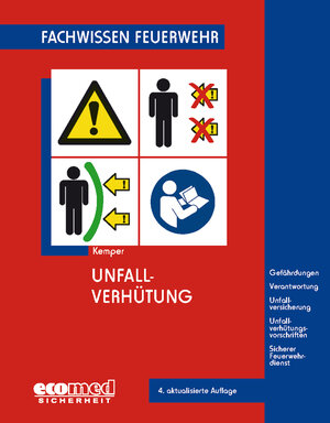 Buchcover Unfallverhütung | Hans Kemper | EAN 9783609624174 | ISBN 3-609-62417-5 | ISBN 978-3-609-62417-4