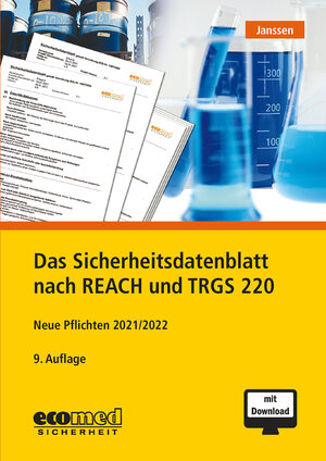 Buchcover Das Sicherheitsdatenblatt nach REACH und TRGS 220 | Gabriele Janssen | EAN 9783609656915 | ISBN 3-609-65691-3 | ISBN 978-3-609-65691-5
