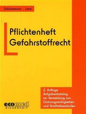 Pflichtenheft Gefahrstoffrecht