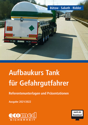 Buchcover Aufbaukurs Tank für Gefahrgutfahrer | Torsten Bütow | EAN 9783609689227 | ISBN 3-609-68922-6 | ISBN 978-3-609-68922-7