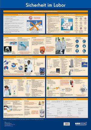 Buchcover Wandtafel Sicherheit im Labor | Lutz Roth | EAN 9783609690773 | ISBN 3-609-69077-1 | ISBN 978-3-609-69077-3