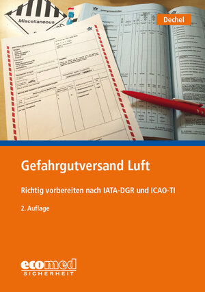 Buchcover Gefahrgutversand Luft | Nicole Dechel | EAN 9783609691930 | ISBN 3-609-69193-X | ISBN 978-3-609-69193-0