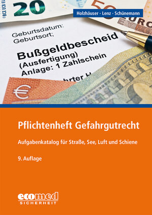 Buchcover Pflichtenheft Gefahrgutrecht | Jörg Holzhäuser | EAN 9783609694733 | ISBN 3-609-69473-4 | ISBN 978-3-609-69473-3