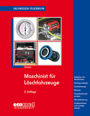 Buchcover Maschinist für Löschfahrzeuge | Hans Kemper | EAN 9783609694757 | ISBN 3-609-69475-0 | ISBN 978-3-609-69475-7