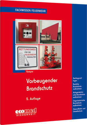 Buchcover Vorbeugender Brandschutz | Hans Kemper | EAN 9783609695082 | ISBN 3-609-69508-0 | ISBN 978-3-609-69508-2