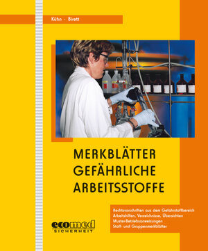 Buchcover Merkblätter Gefährliche Arbeitsstoffe | EAN 9783609740003 | ISBN 3-609-74000-0 | ISBN 978-3-609-74000-3