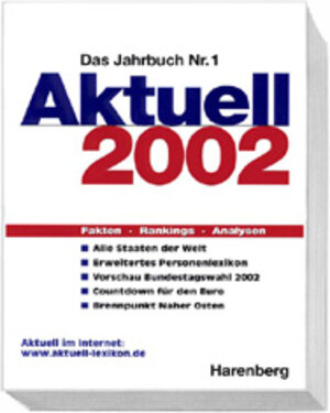 Buchcover Aktuell 2002 | Bodo Harenberg | EAN 9783611008993 | ISBN 3-611-00899-0 | ISBN 978-3-611-00899-3