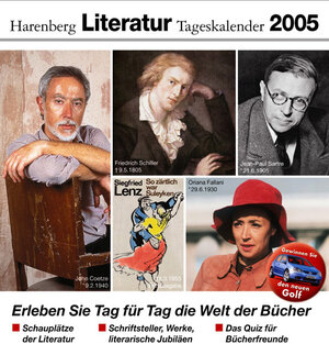 Buchcover Harenberg Literatur Tageskalender 2005  | EAN 9783611011696 | ISBN 3-611-01169-X | ISBN 978-3-611-01169-6