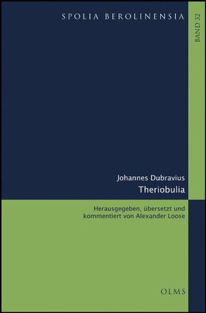 Buchcover Theriobulia | Johannes Dubravius | EAN 9783615003864 | ISBN 3-615-00386-1 | ISBN 978-3-615-00386-4