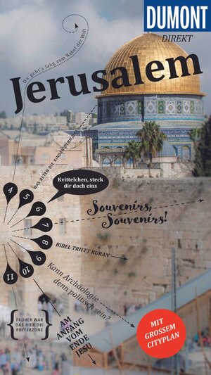 Buchcover DuMont direkt Reiseführer Jerusalem | Michel Rauch | EAN 9783616010199 | ISBN 3-616-01019-5 | ISBN 978-3-616-01019-9