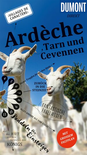 Buchcover DUMONT direkt Reiseführer Ardeche, Tarn und Cevennen | Gabriele Kalmbach | EAN 9783616011073 | ISBN 3-616-01107-8 | ISBN 978-3-616-01107-3
