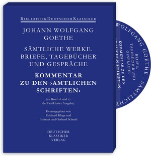 Buchcover Sämtliche Werke. Briefe, Tagebücher und Gespräche Amtliche Schriften | Johann Wolfgang Goethe | EAN 9783618604631 | ISBN 3-618-60463-7 | ISBN 978-3-618-60463-1