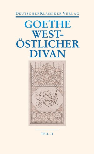 Buchcover West-östlicher Divan | Johann Wolfgang Goethe | EAN 9783618680383 | ISBN 3-618-68038-4 | ISBN 978-3-618-68038-3