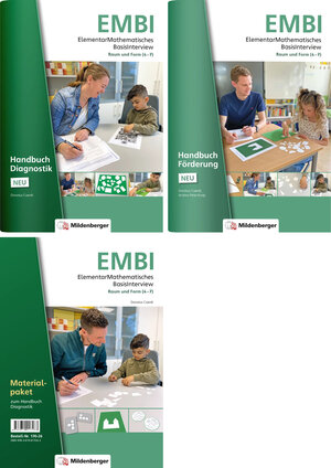 Buchcover ElementarMathematisches BasisInterview (EMBI) · Raum und Form · Set | Andrea Peter-Koop | EAN 9783619017270 | ISBN 3-619-01727-1 | ISBN 978-3-619-01727-0