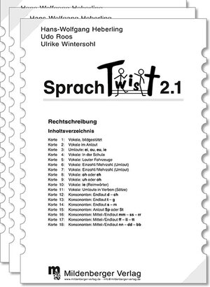 Buchcover Sprachtwist. Lesen - Spannen - Kontrollieren / 2. Schuljahr: Arbeitskarten mit Selbstkontrolle für Deutsch: 3 Arbeitskartenprogramme mit je 18 Karten | Wolfgang Heberling | EAN 9783619024100 | ISBN 3-619-02410-3 | ISBN 978-3-619-02410-0