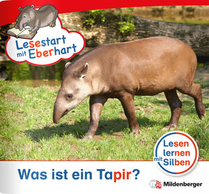 Buchcover Lesestart mit Eberhart - Was ist ein Tapir? | Stefanie Drecktrah | EAN 9783619044450 | ISBN 3-619-04445-7 | ISBN 978-3-619-04445-0