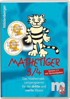 Buchcover Mathetiger 3/4, Klassenversion, Schullizenz, CD-ROM  | EAN 9783619353118 | ISBN 3-619-35311-5 | ISBN 978-3-619-35311-8