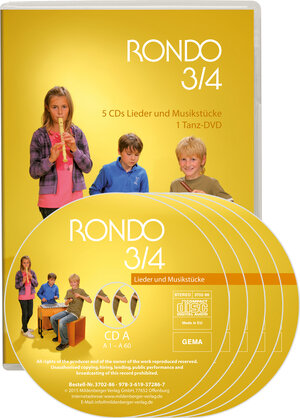 Buchcover Rondo. Musiklehrgang für die Grundschule - Neubearbeitung / RONDO 3/4 - Lieder und Musikstücke  | EAN 9783619372867 | ISBN 3-619-37286-1 | ISBN 978-3-619-37286-7