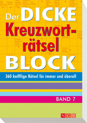 Buchcover Der dicke Kreuzworträtsel-Block Band 7  | EAN 9783625133582 | ISBN 3-625-13358-X | ISBN 978-3-625-13358-2