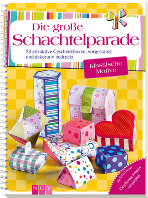 Buchcover Die große Schachtelparade - Klassische-Motive | Angelika Lenz | EAN 9783625135890 | ISBN 3-625-13589-2 | ISBN 978-3-625-13589-0