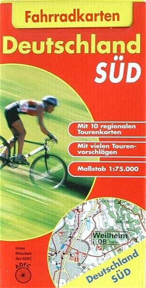 10 Fahrradkarten Deutschland Süd 1 : 75 000