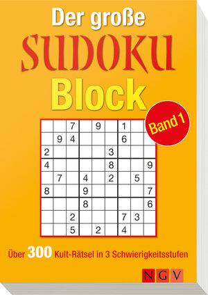 Buchcover Der große Sudokublock Band 1 | EAN 9783625171492 | ISBN 3-625-17149-X | ISBN 978-3-625-17149-2