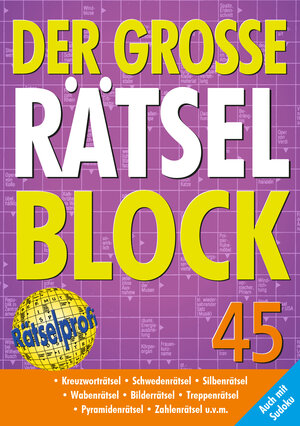 Buchcover Der große Rätselblock 45  | EAN 9783625175025 | ISBN 3-625-17502-9 | ISBN 978-3-625-17502-5