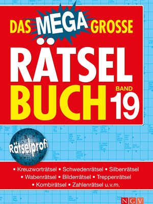 Buchcover Das megagroße Rätselbuch Band 19  | EAN 9783625185956 | ISBN 3-625-18595-4 | ISBN 978-3-625-18595-6