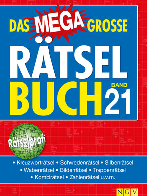 Buchcover Das megagroße Rätselbuch Band 21  | EAN 9783625188193 | ISBN 3-625-18819-8 | ISBN 978-3-625-18819-3