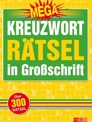 Buchcover Mega Kreuzworträtsel in Großschrift | EAN 9783625189688 | ISBN 3-625-18968-2 | ISBN 978-3-625-18968-8