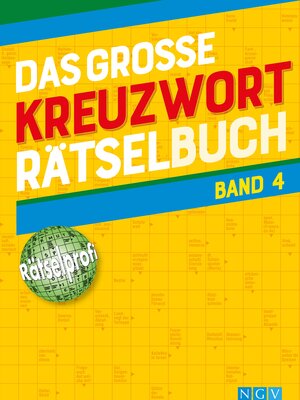 Buchcover Das große Kreuzworträtsel-Buch Band 4  | EAN 9783625190769 | ISBN 3-625-19076-1 | ISBN 978-3-625-19076-9