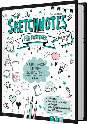 Buchcover Sketchnotes für Einsteiger | Tannaz Afschar | EAN 9783625191414 | ISBN 3-625-19141-5 | ISBN 978-3-625-19141-4