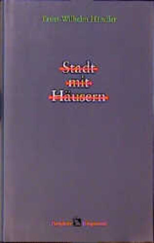 Buchcover Stadt mit Häusern | Ernst-Wilhelm Händler | EAN 9783627000332 | ISBN 3-627-00033-1 | ISBN 978-3-627-00033-2