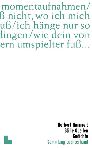 Buchcover Stille Quellen | Norbert Hummelt | EAN 9783630620749 | ISBN 3-630-62074-4 | ISBN 978-3-630-62074-9