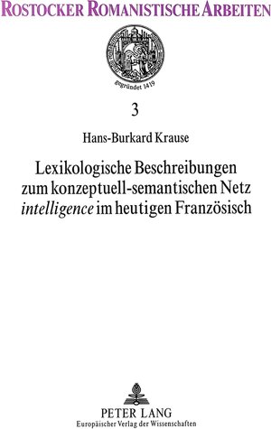 Lexikologische Beschreibungen zum konzeptuell-semantischen Netz 