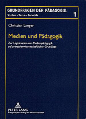 Buchcover Medien und Pädagogik | Christian Langer | EAN 9783631396087 | ISBN 3-631-39608-2 | ISBN 978-3-631-39608-7