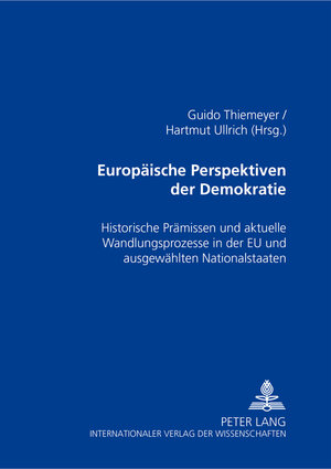 Buchcover Europäische Perspektiven der Demokratie  | EAN 9783631397558 | ISBN 3-631-39755-0 | ISBN 978-3-631-39755-8