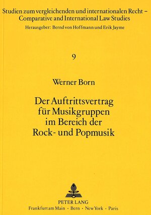 Der Auftrittsvertrag für Musikgruppen im Bereich der Rock- und Popmusik