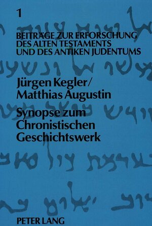 Buchcover Synopse zum Chronistischen Geschichtswerk  | EAN 9783631433843 | ISBN 3-631-43384-0 | ISBN 978-3-631-43384-3