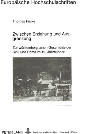 Buchcover Zwischen Erziehung und Ausgrenzung | Thomas Fricke | EAN 9783631434338 | ISBN 3-631-43433-2 | ISBN 978-3-631-43433-8