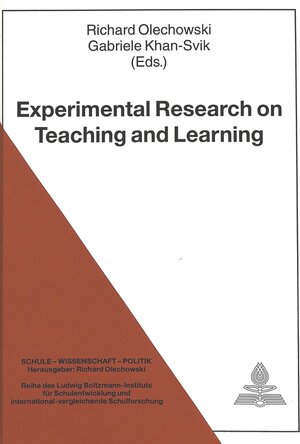 Buchcover Experimental Research on Teaching and Learning  | EAN 9783631463796 | ISBN 3-631-46379-0 | ISBN 978-3-631-46379-6