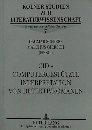 CID - Computergestützte Interpretation von Detektivromanen