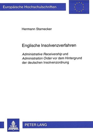 Englische Insolvenzverfahren