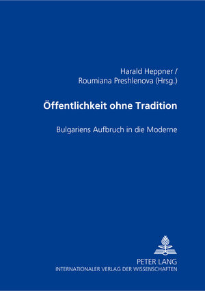 Buchcover Öffentlichkeit ohne Tradition  | EAN 9783631507377 | ISBN 3-631-50737-2 | ISBN 978-3-631-50737-7