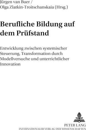 Buchcover Berufliche Bildung auf dem Prüfstand  | EAN 9783631521038 | ISBN 3-631-52103-0 | ISBN 978-3-631-52103-8