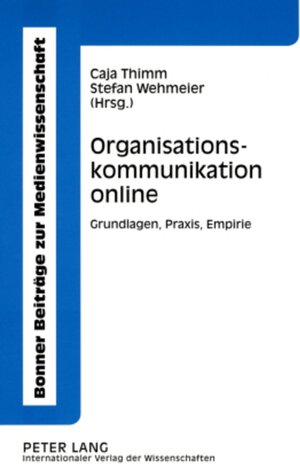 Buchcover Organisationskommunikation online  | EAN 9783631564356 | ISBN 3-631-56435-X | ISBN 978-3-631-56435-6