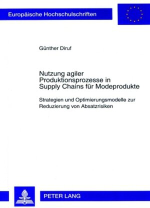 Buchcover Nutzung agiler Produktionsprozesse in Supply Chains für Modeprodukte | Günther Diruf | EAN 9783631567333 | ISBN 3-631-56733-2 | ISBN 978-3-631-56733-3